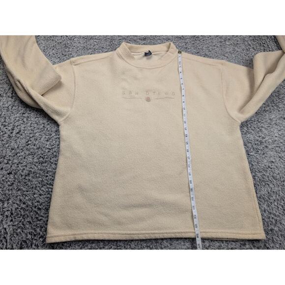 Vintage San Diego Ca Sweatshirt Adult Extra Large Beige Embroidered Destination - Picture 5 of 7